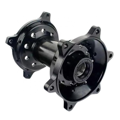 검은색 맞춤형 오토바이 CNC 합금 허브 기계 래칭 CNC 및 OEM 서비스
