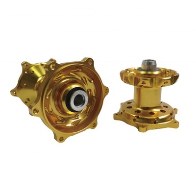오렌지 가벼운 CNC billet 모터사이클 바퀴 허브 Suzuki RMZ50 450 교체/수리