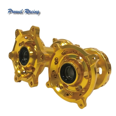 오렌지 가벼운 CNC billet 모터사이클 바퀴 허브 Suzuki RMZ50 450 교체/수리