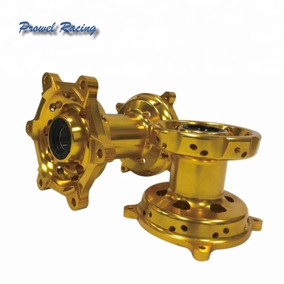 오렌지 가벼운 CNC billet 모터사이클 바퀴 허브 Suzuki RMZ50 450 교체/수리