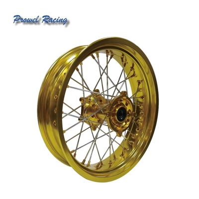오렌지 가벼운 CNC billet 모터사이클 바퀴 허브 Suzuki RMZ50 450 교체/수리