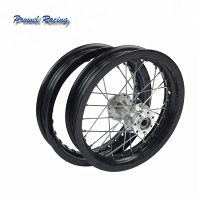 알루미늄 6061 T6 Pit Bike 휠 세트 1.60x12