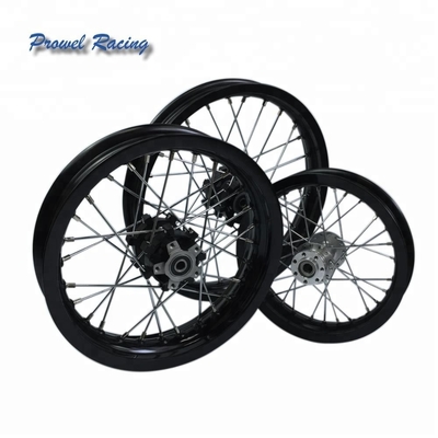 알루미늄 6061 T6 Pit Bike 휠 세트 1.60x12