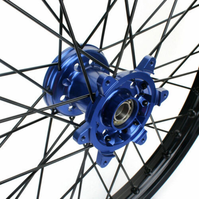 2006-2009 야마하 YZ250F YZ450F 블루 허브 앞 21&quot; 후 19&quot; 완전 휠 세트 레ims