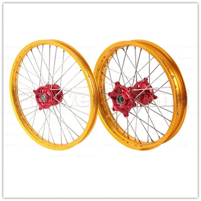 1.60-21&quot; 및 2.15-19&quot; CRF 125를 위해 주문 제작 된 알루미늄 합금 후방 릴 스포크 바퀴