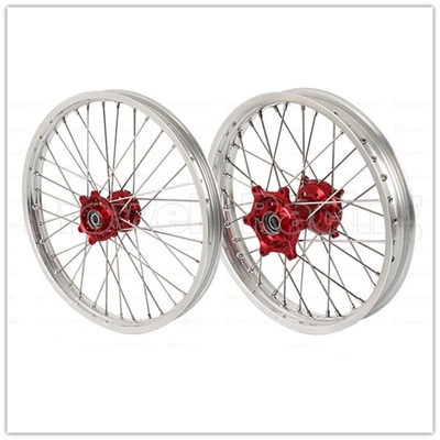 1.60-21&quot; 및 2.15-19&quot; CRF 125를 위해 주문 제작 된 알루미늄 합금 후방 릴 스포크 바퀴