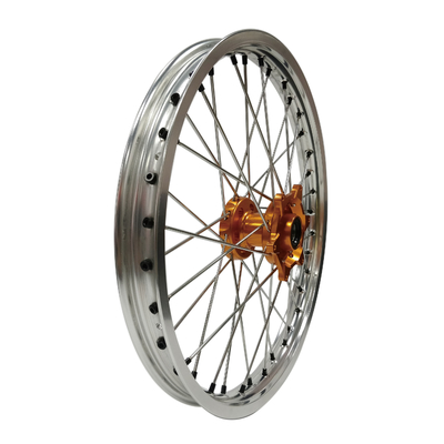 1.60-21&quot; 및 2.15-19&quot; CRF 125를 위해 주문 제작 된 알루미늄 합금 후방 릴 스포크 바퀴